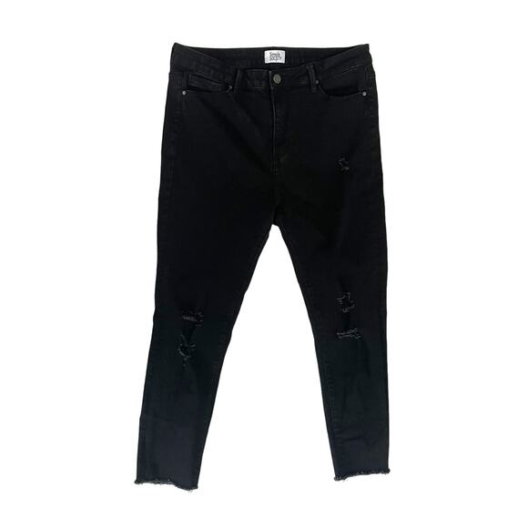 SIMPLE SOCIETY SIZE 13 BLACK JEANS - Picture 1 of 5